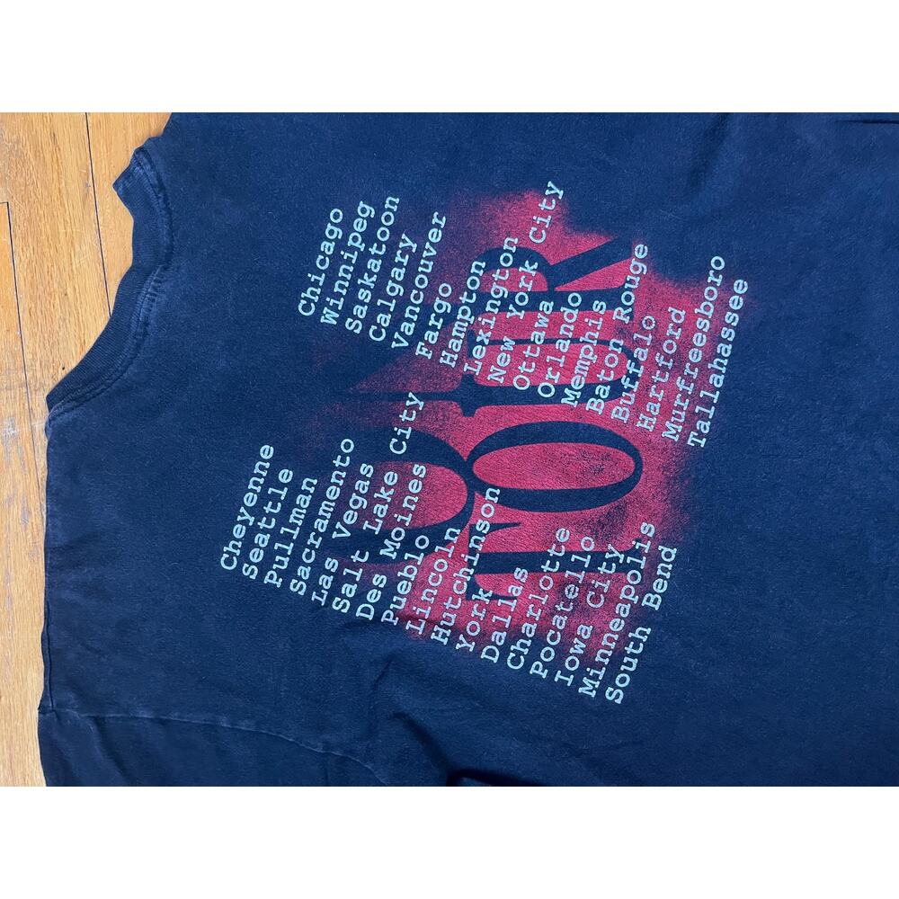 Vintage 90s Garth Brooks T Shirt | 1993 World Tour Single Stitch Band Tee | L - Picture 5 of 8